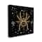 Stupell Industries Starry Halloween Spider Insect Canvas Wall Art